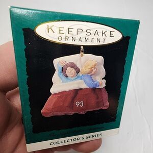 Hallmark vintage Keepsake ornaments 1990s miniature night before Christm…